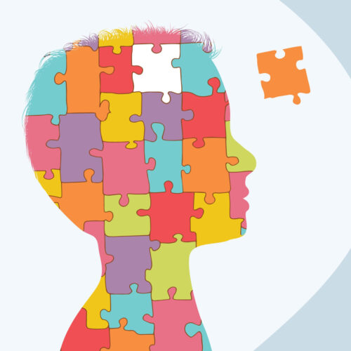 Banner,Copy,Space.,Autism,Syndrome,Concept.,Jigsaw,Puzzle,That,Forms Banner,Copy,Space.,Autism,Syndrome,Concept.,Jigsaw,Puzzle,That,Forms