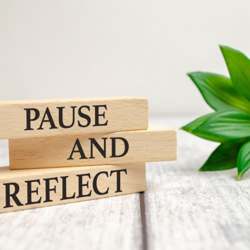 Pause and Reflect image Pause and Reflect image